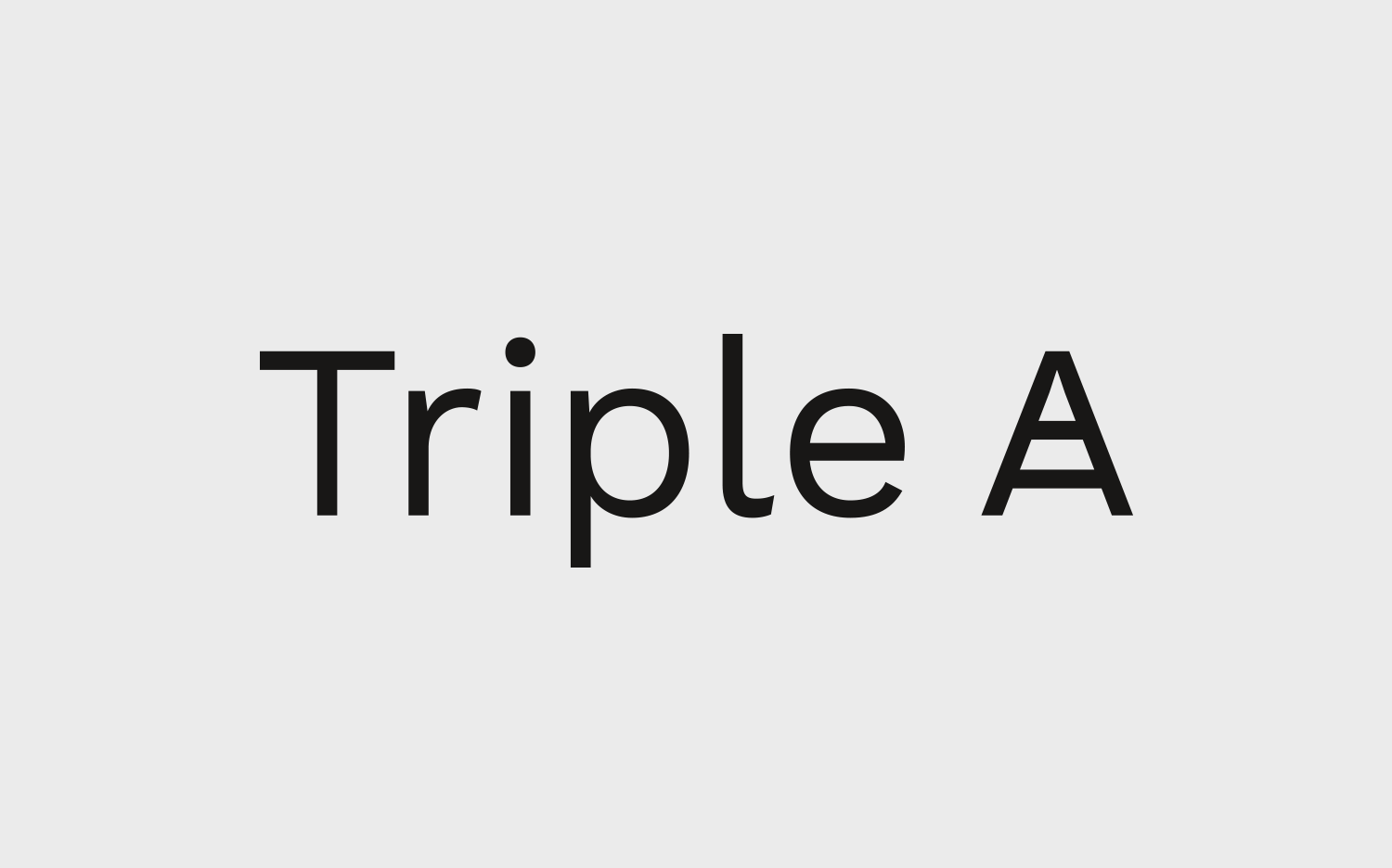 Triple A